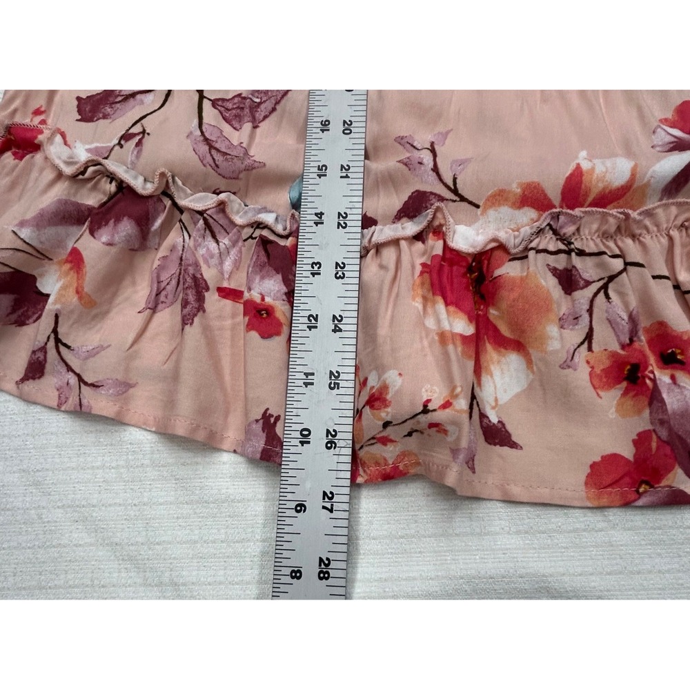 Band of Gypsies Smocked Dress Small‎ Puff Sleeve Fairycore Whimsical Boho Floral - Picture 12 of 12